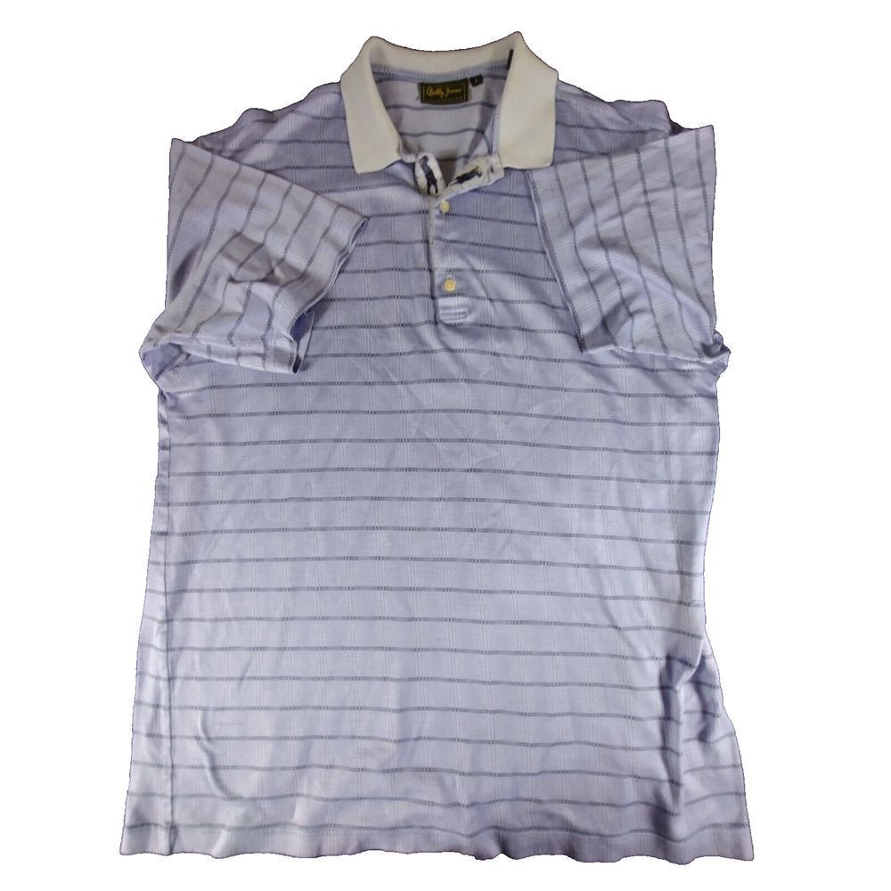 Bobby Jones - Men's Golf Polo Short Sleeve Shirt Blue Purple